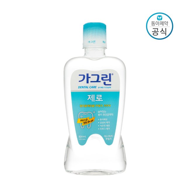 동아제약 가그린 제로 구강청결제 820ml